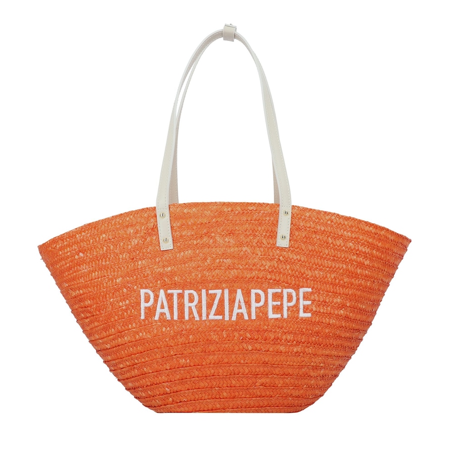 Patrizia Pepe Summer Straw Shopper orange sunset Orange Damen