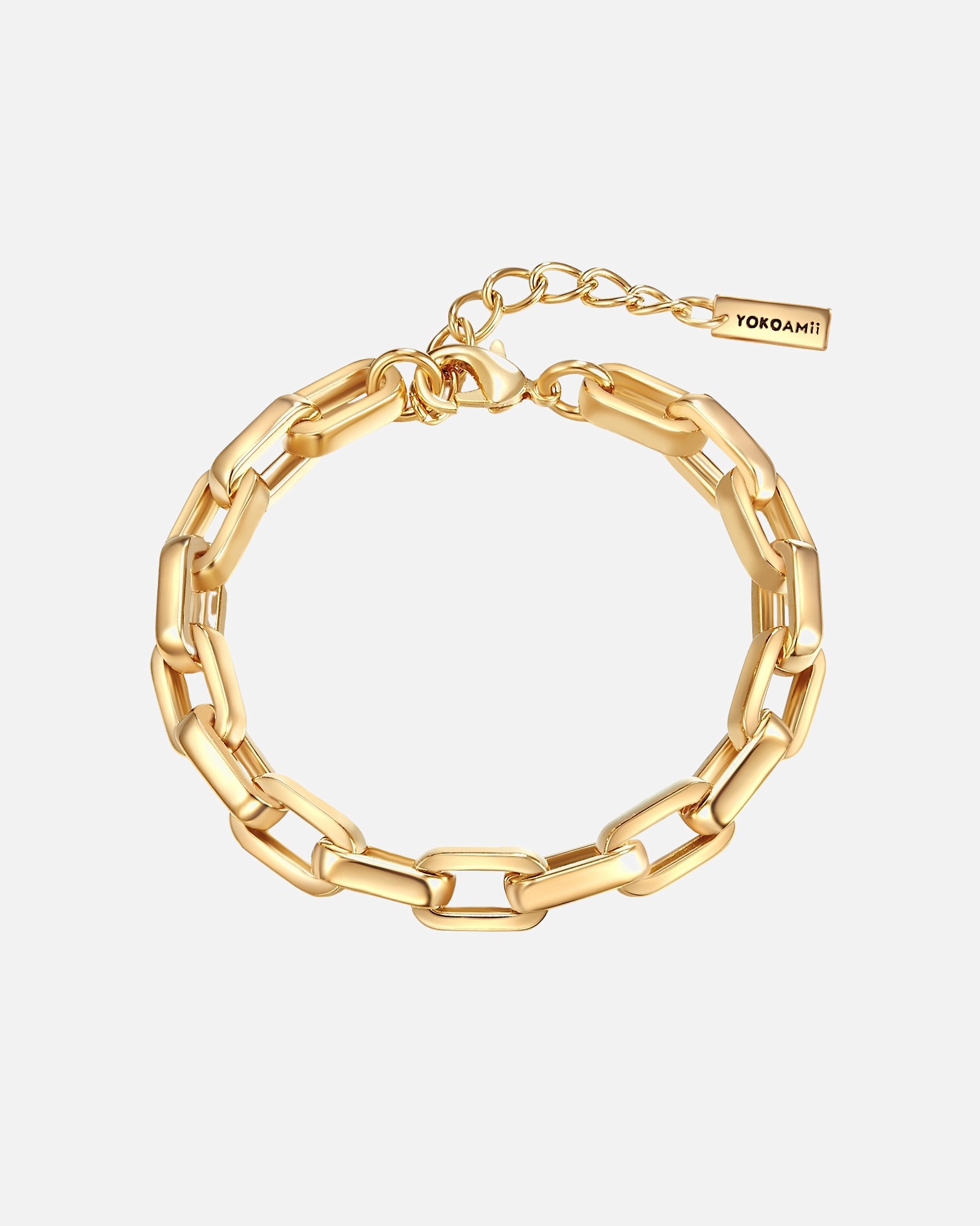 Armband für Weiblich Yokoamii Armband Metall-Legierung in Silber Gold