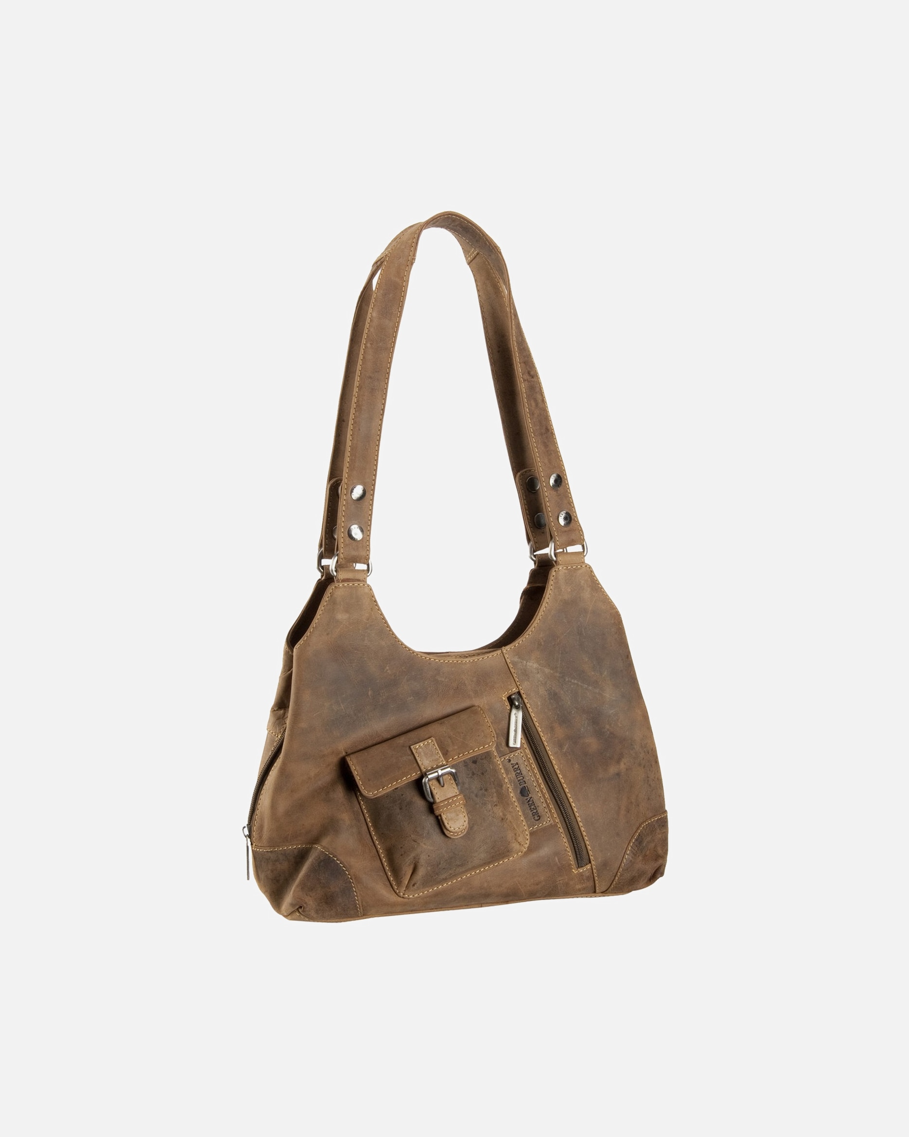 Handtasche für Weiblich Greenburry Handtasche Vintage Revival Vol. 1 Bag Sattelbraun