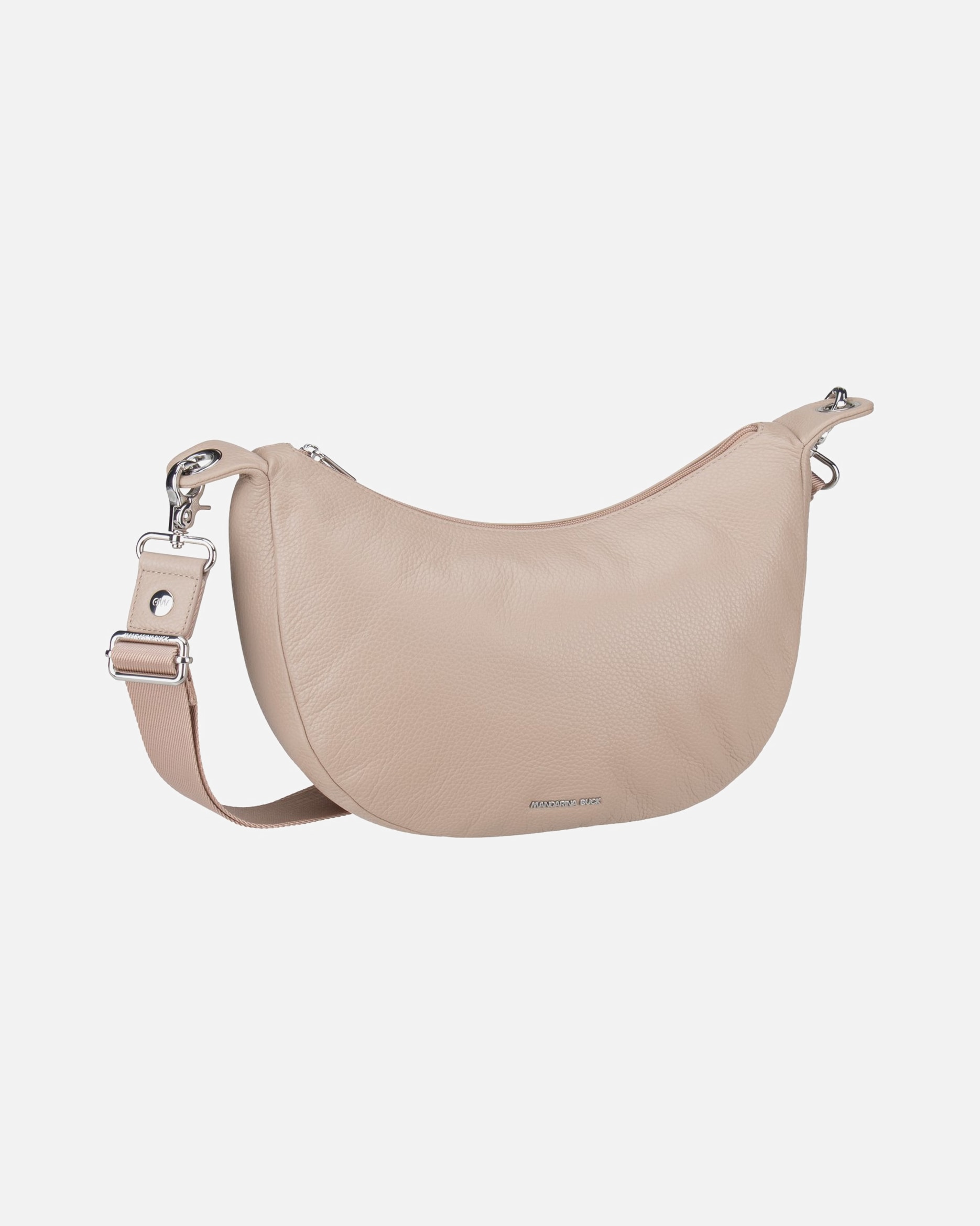Handtasche für Unisex Mandarina Duck Handtasche Mellow Leather Hobo FZT03 Warm Taupe