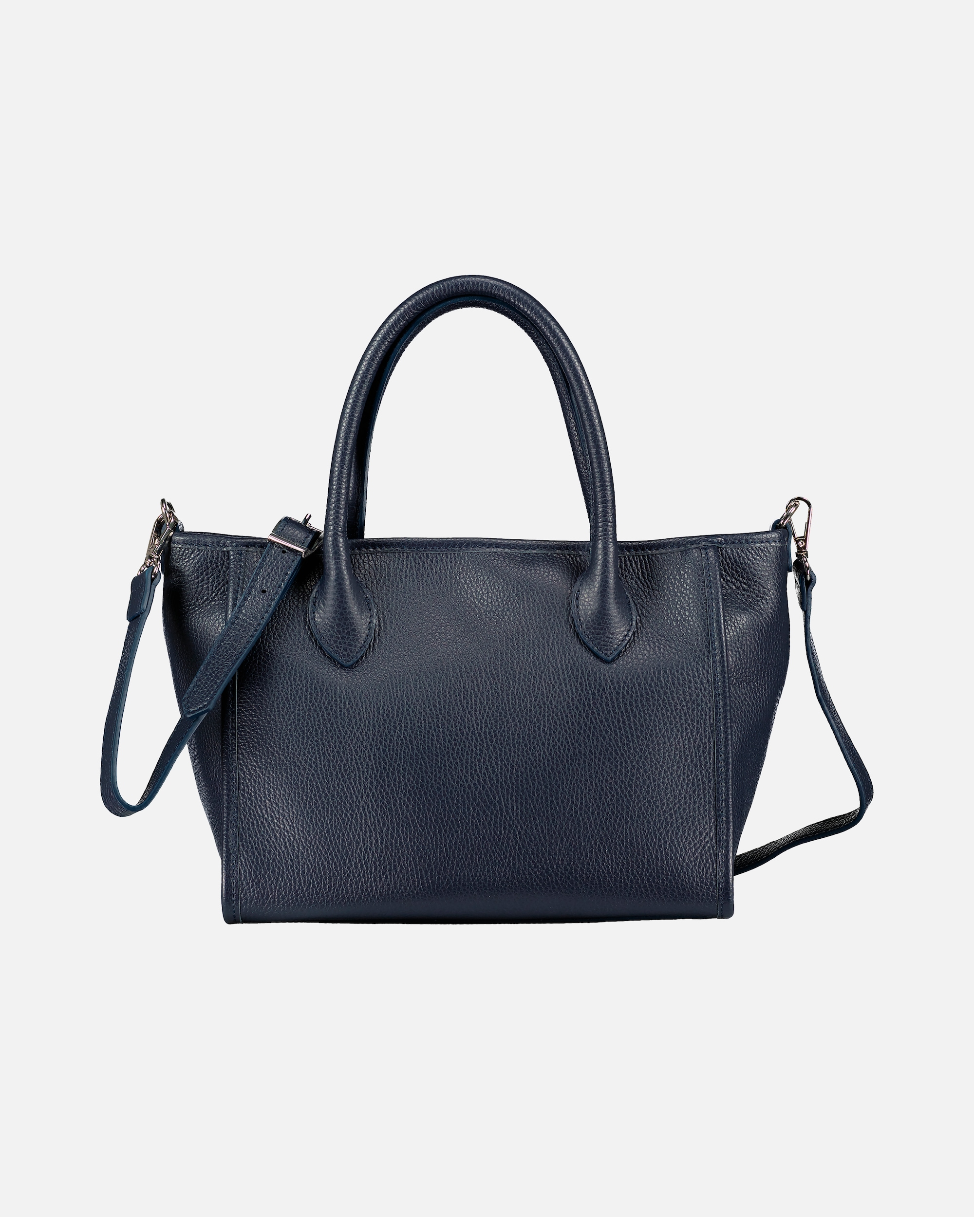 Handtasche für Weiblich Hausfelder Manufaktur Handtasche Dollaro Dunkelblau