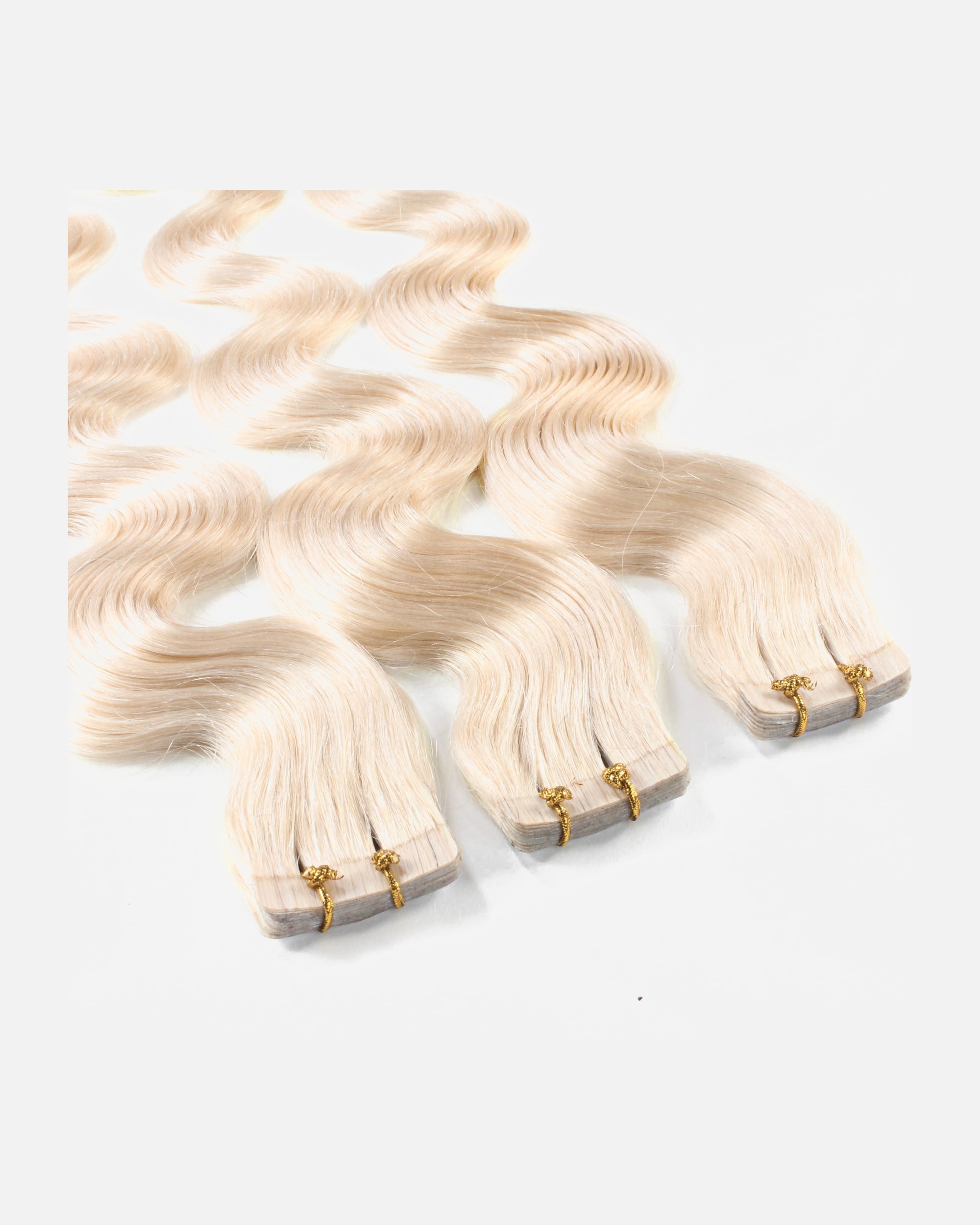 Extensions für Weiblich hair2heart Tape Extensions Echthaar #10/0 Hell-Lichtblond 50cm