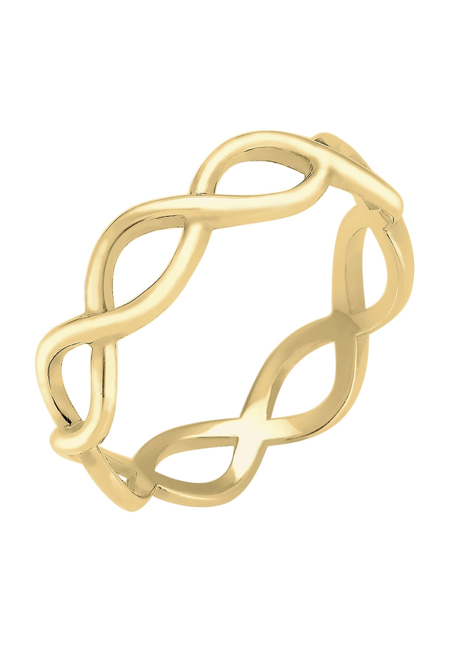 Elli PREMIUM Infinity Trend 375 Gelbgold 58 Damen