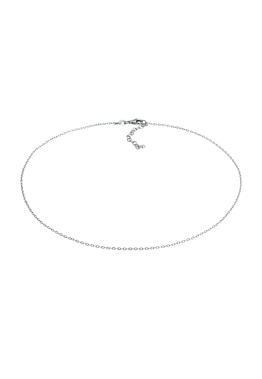 Elli Choker Gliederkette Basic 925 Sterling Silber 36 Damen