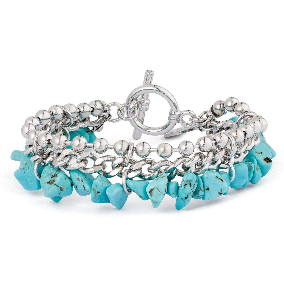 PIPPA/&JEAN Armband Bracelet rosevergoldet Resinperlen Resinanhänger 17 cm NEU