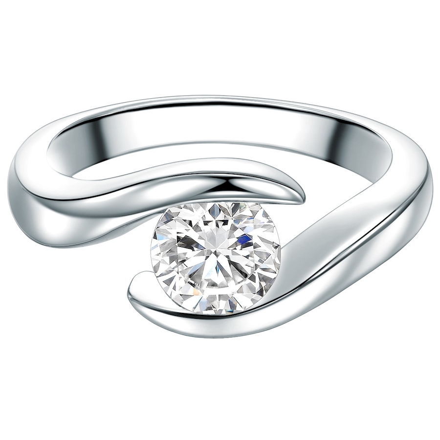 Trilani Ring aus Sterling Silber in silber mit Zirkonia 54 Damen