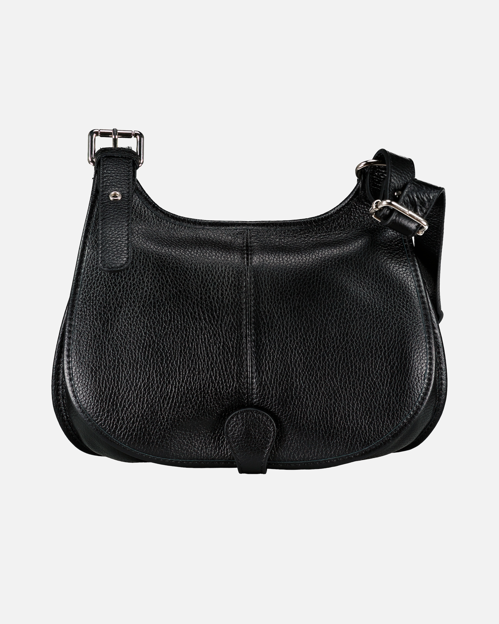 Tasche für Weiblich Hausfelder Manufaktur Satteltasche Schwarz