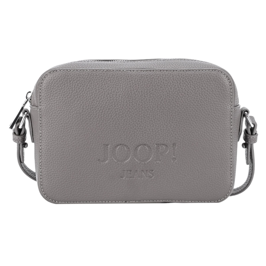 Joop! Jeans Lettera 1.0 Cloe Umhängetasche Leder 22 cm grey Grau Damen