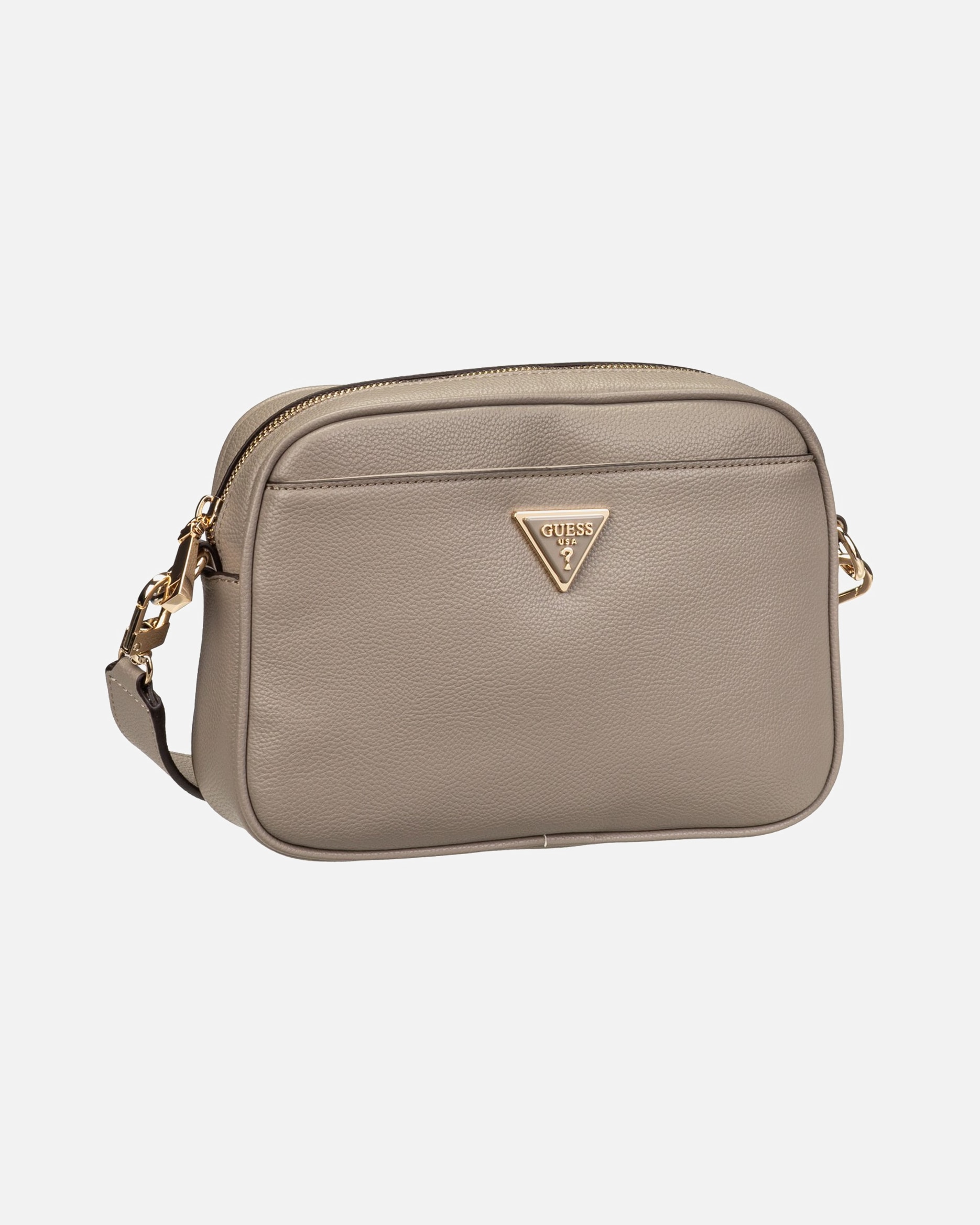 Rucksack für Weiblich Guess Bodybag Meridian 2 Camera Bag Dark Taupe