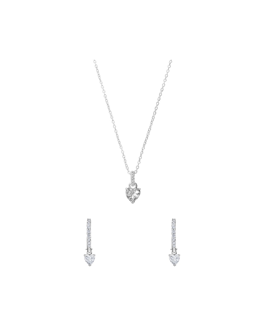 Lucardi Schmuckgeschenkset 925 Silber - 45.0 Damen