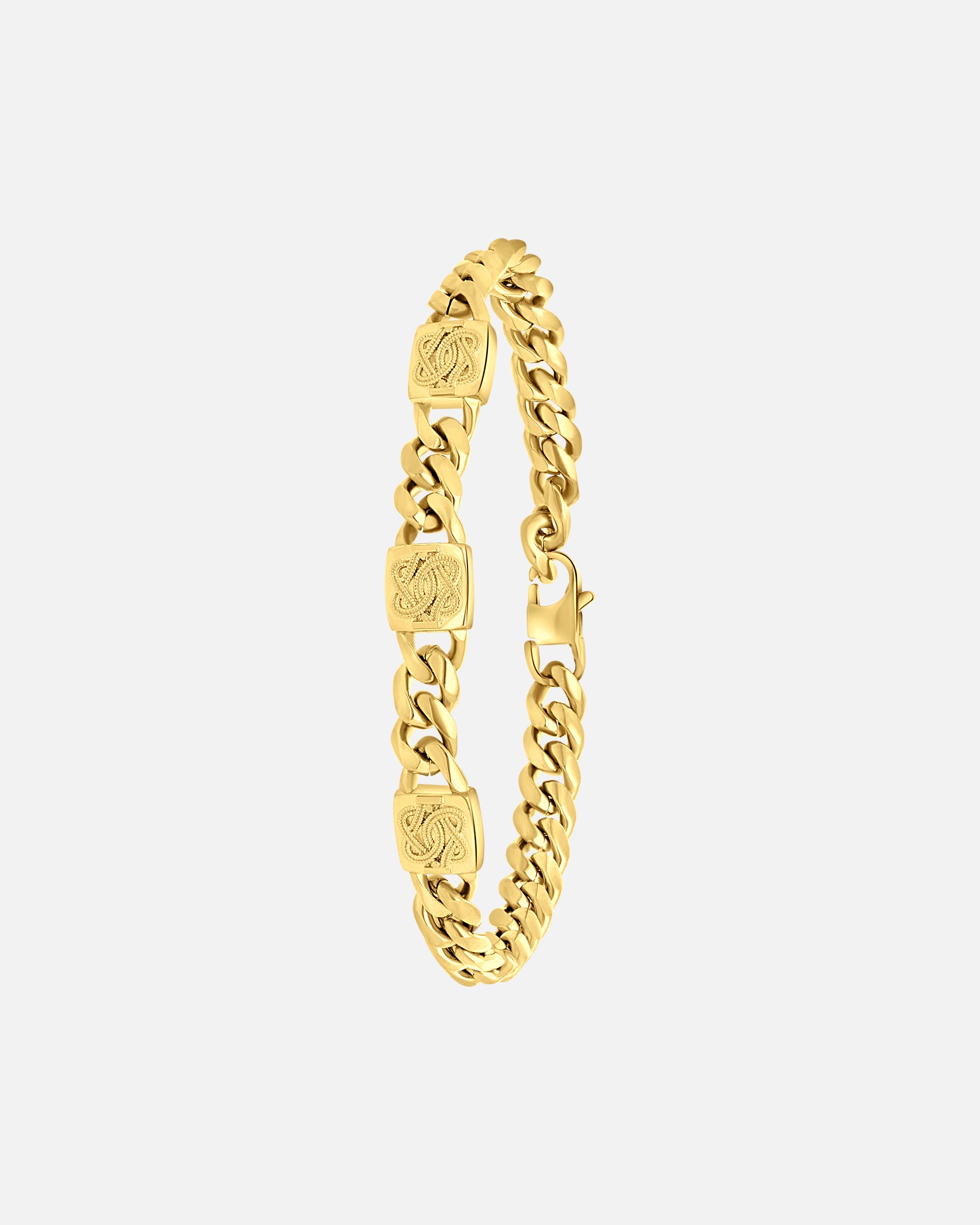 Armband für Weiblich Lucardi Armband Stahl goldfarbig 21.5mm
