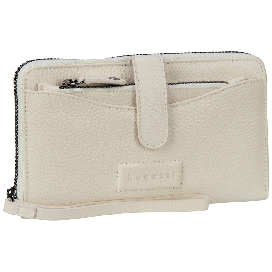 Bugatti Geldbörse Elsa Long Ladies Zip Key Weiß Weiss Damen