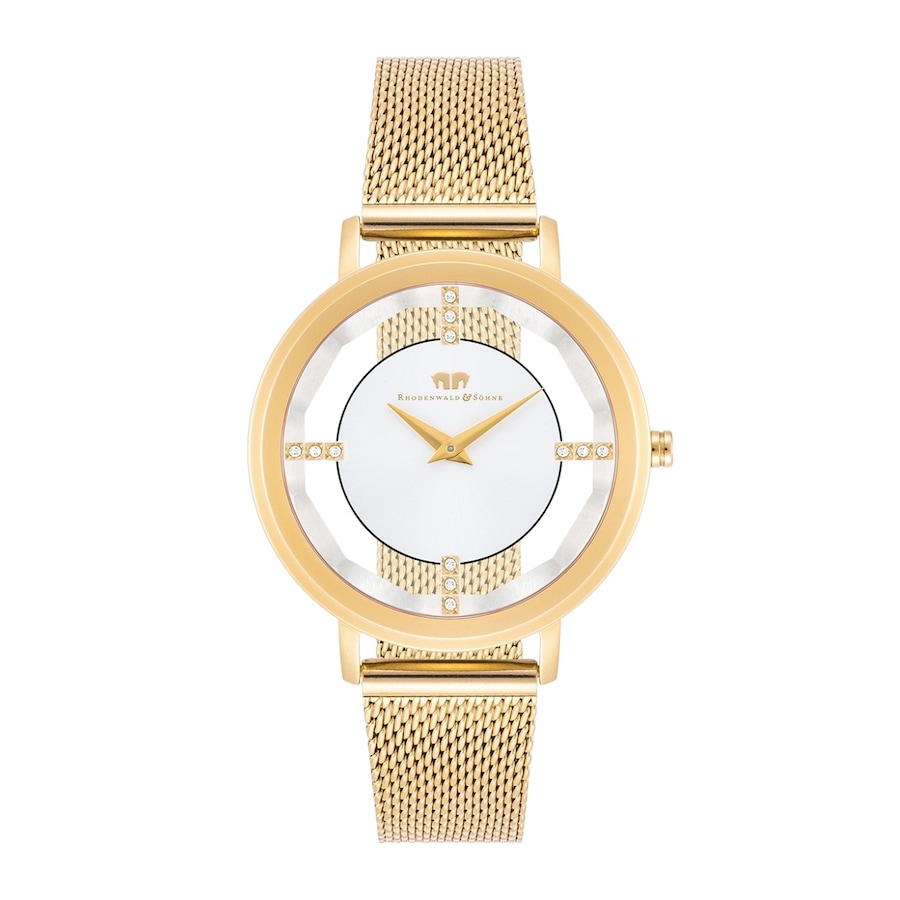 Rhodenwald & Söhne Armband-Uhr Lucrezia aus Edelstahl in gelbgold Gelbgold Damen