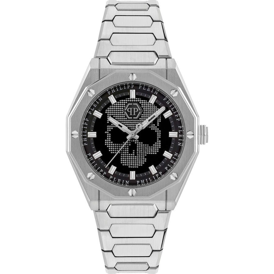 PHILIPP PLEIN Herrenuhr Edelstahl, recycelt silber Herren