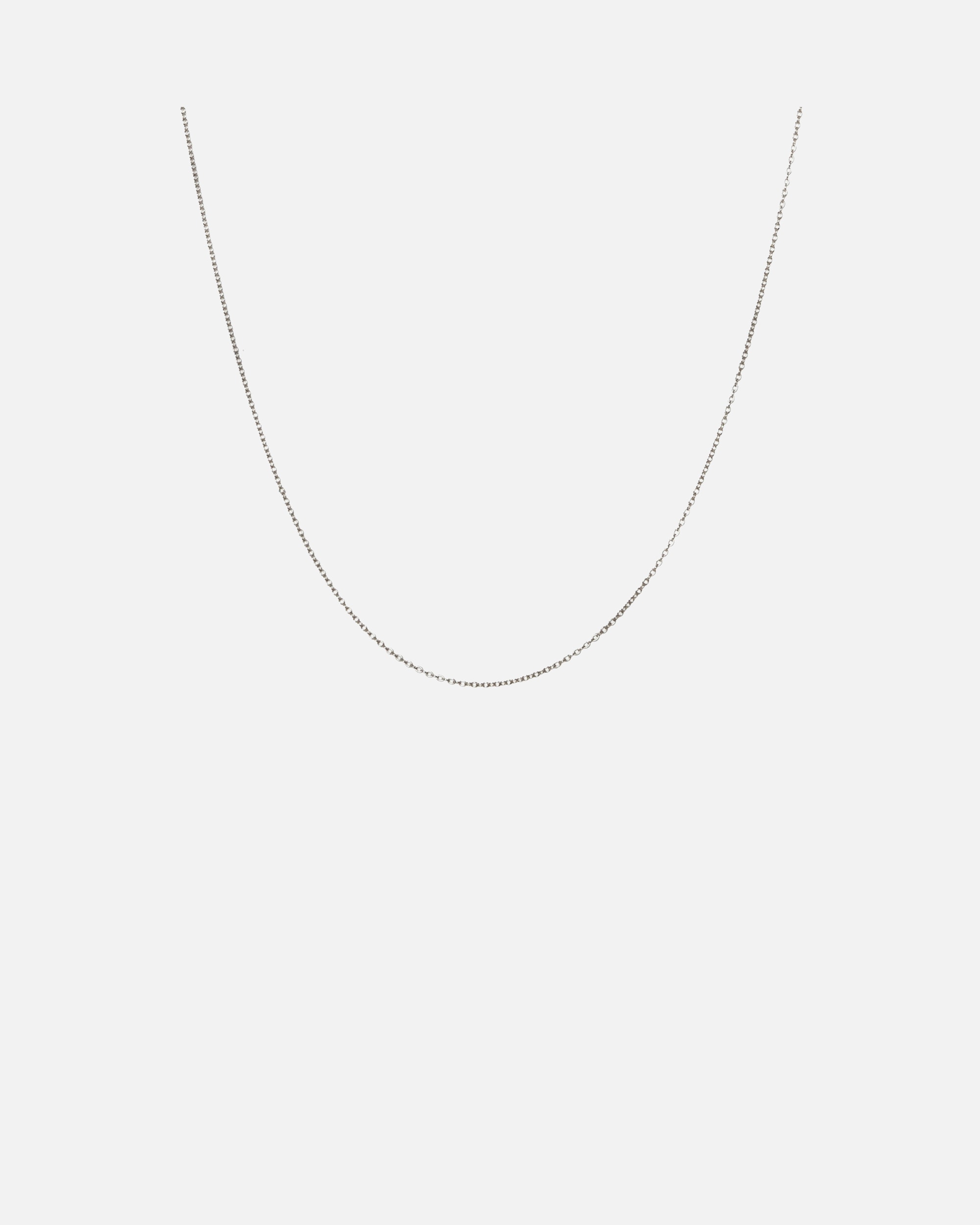 Halskette für Weiblich Stilnest Ankerkette 925 Sterling Silber 60