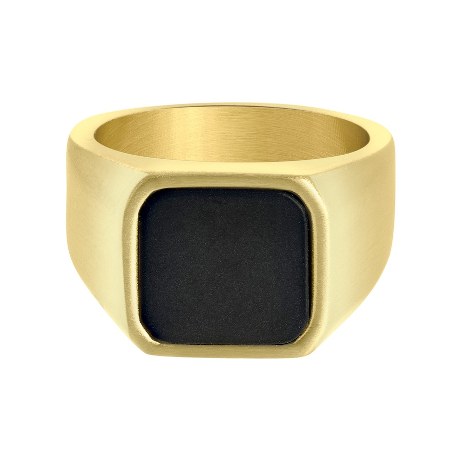 Lucardi Ringe Stahl - goldfarbig 66mm Herren