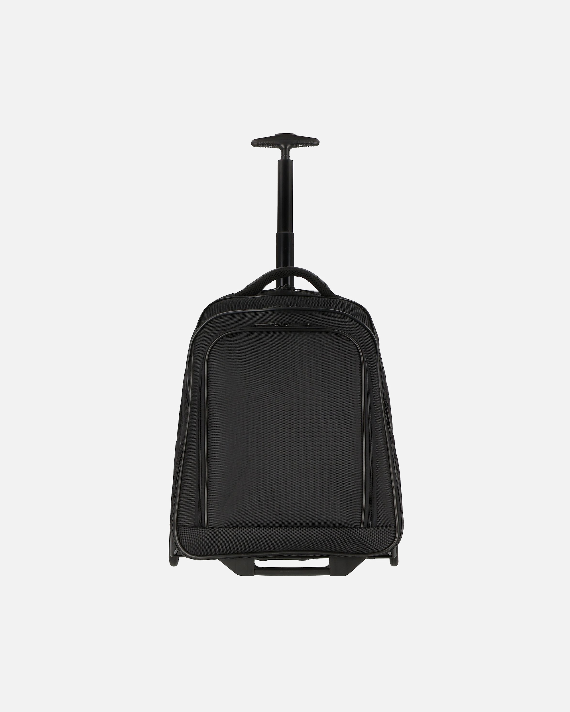 Trolley für Männlich Dermata 2 Rollen Rucksacktrolley 47.5 cm Laptopfach schwarz