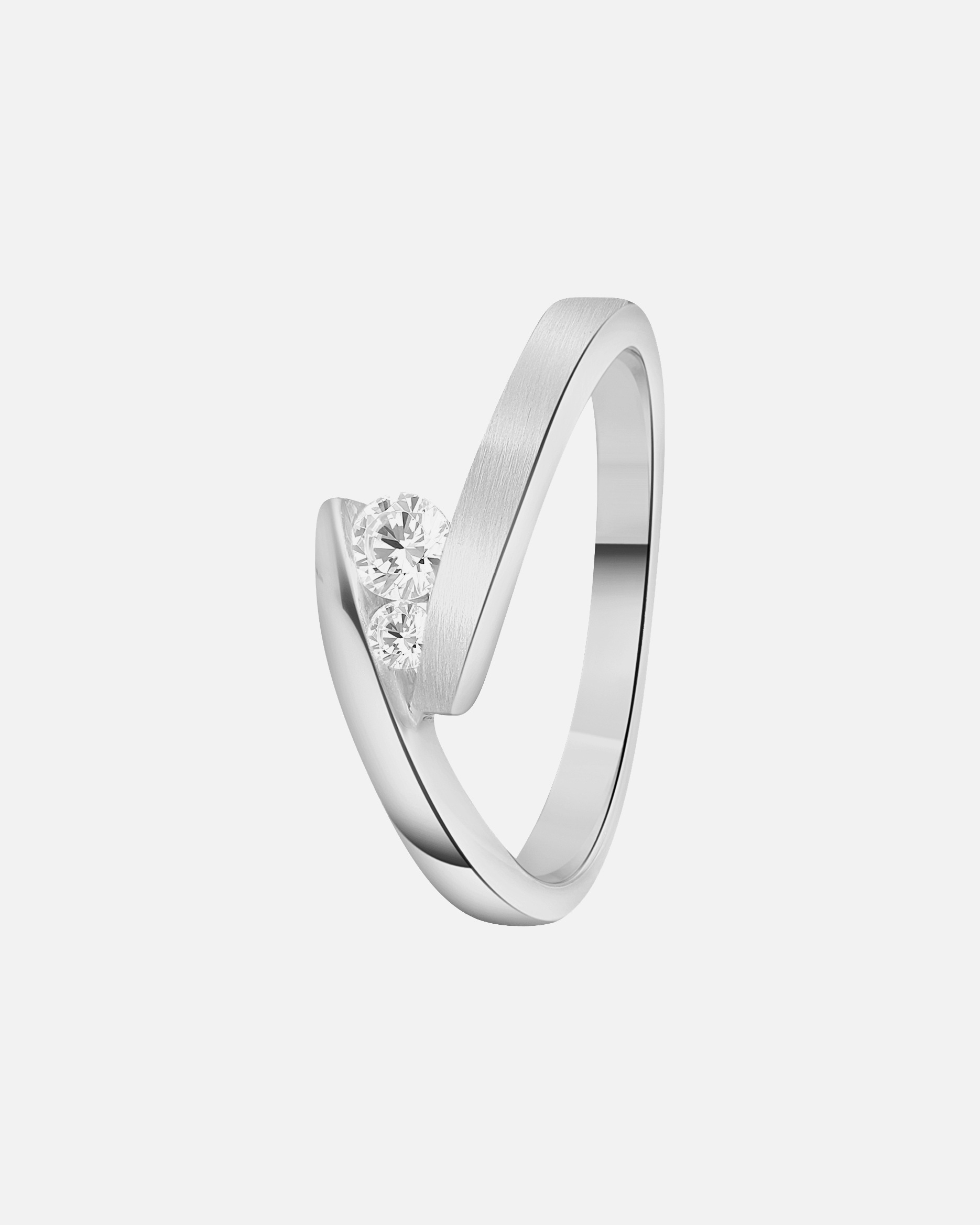 Ring für Weiblich Lucardi Ringe 925 Silber Silber - 52mm