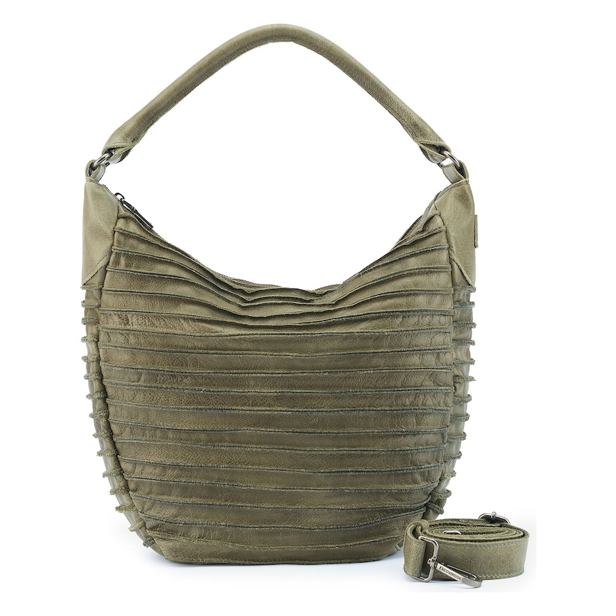 FREDsBRUDER Riffeltier S Schultertasche Leder 33 cm Petrol Damen