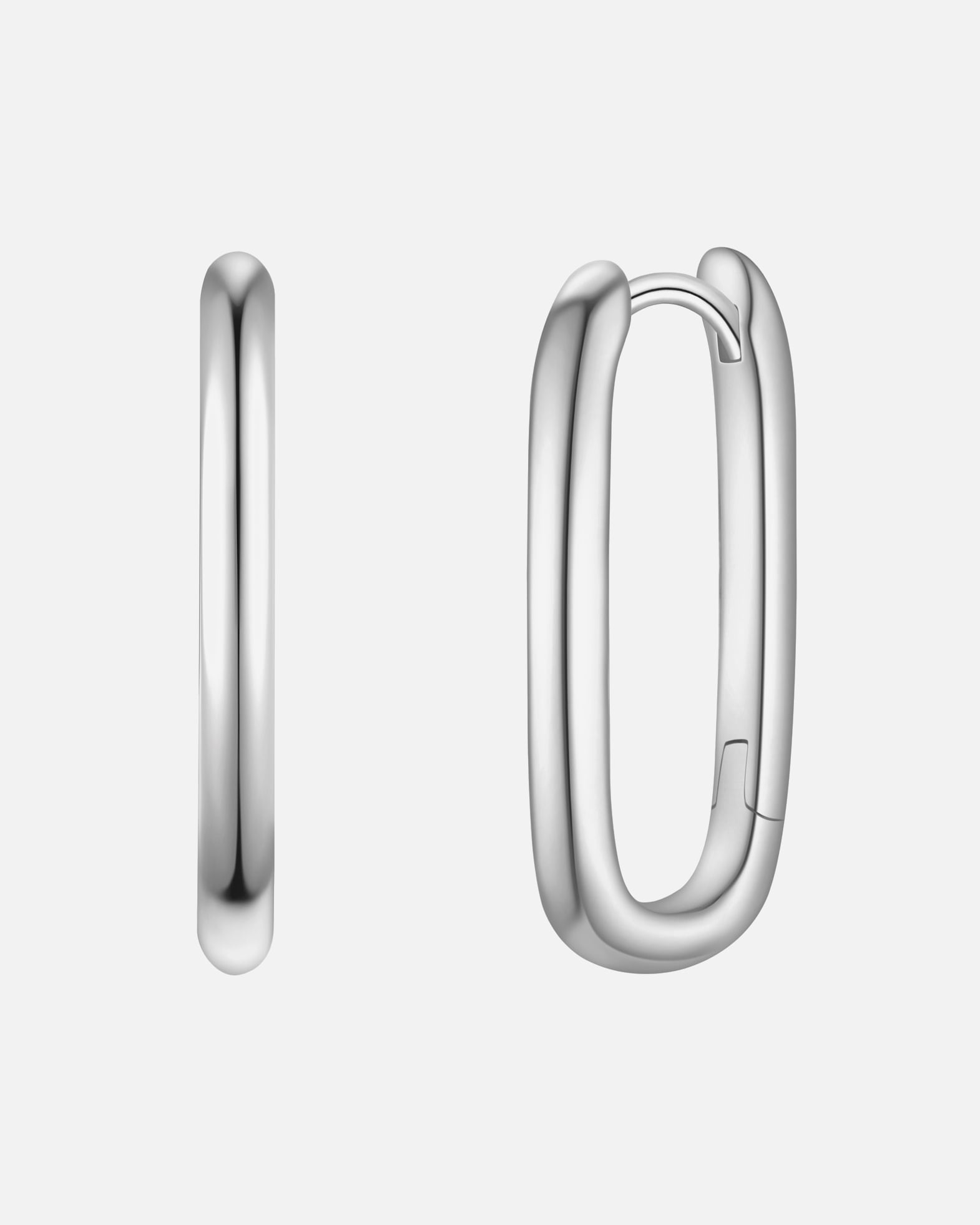 Creolen für Weiblich Glanzstücke München Creolen aus Sterling Silber in silber 18,7 mm