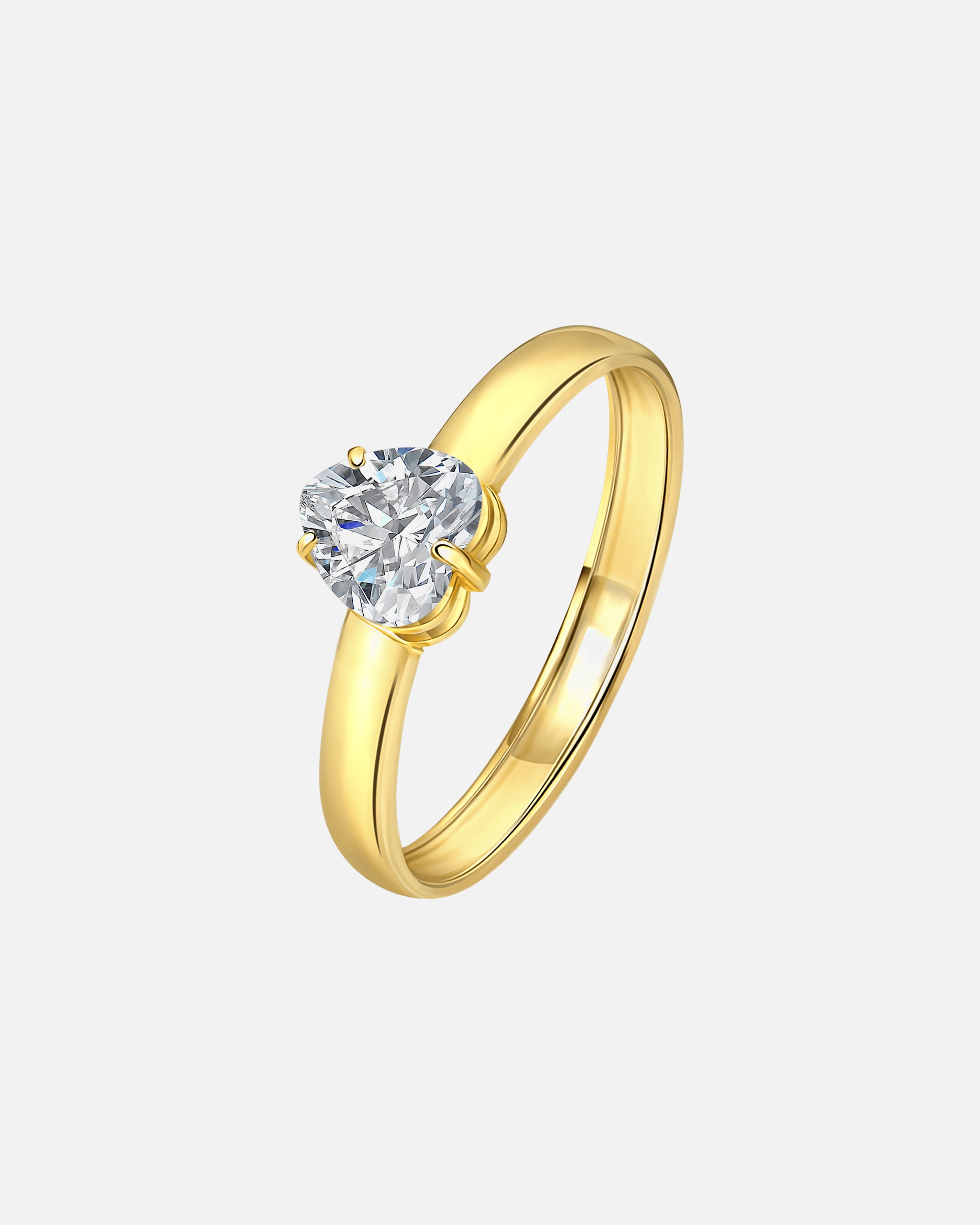 Ring für Weiblich Lucardi Ringe 9 carat 585 Gold - 58mm