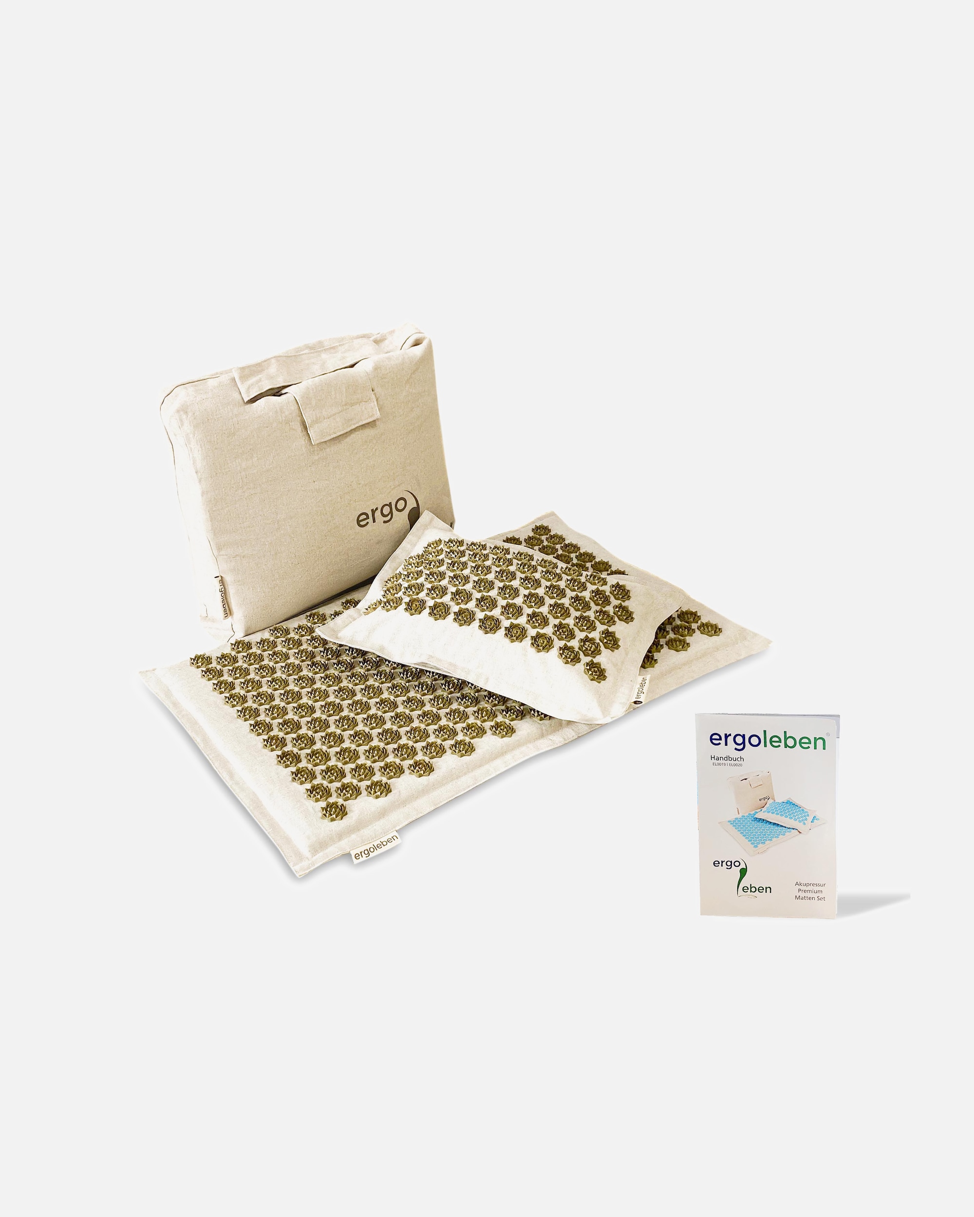 Massagegerät Körper für Unisex ergoleben Default Brand Line ERGOLEBEN Akupressur Premium Matten Set braun 1 Stück