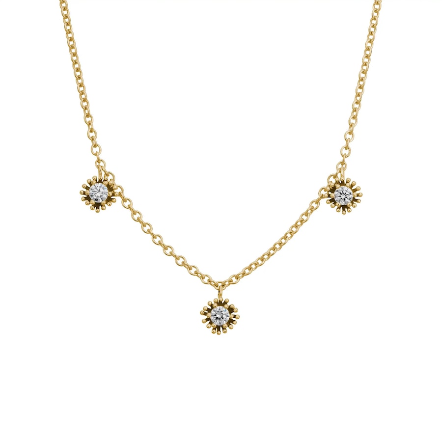 Lyomi Collier 585/- Gold Diamant Lab Grown weiß 0,30ct. 42,0 Damen