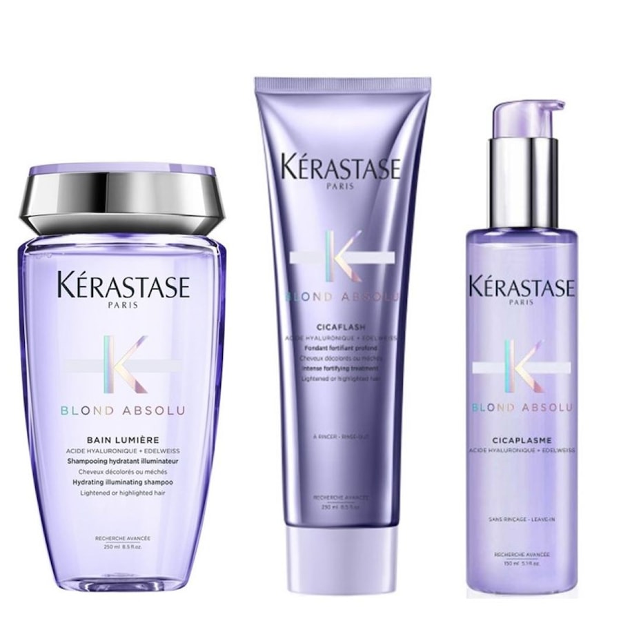 Kérastase Blond Absolu L 3er Set (Bain Lumière / Cicaflash Cicaplasme) Damen