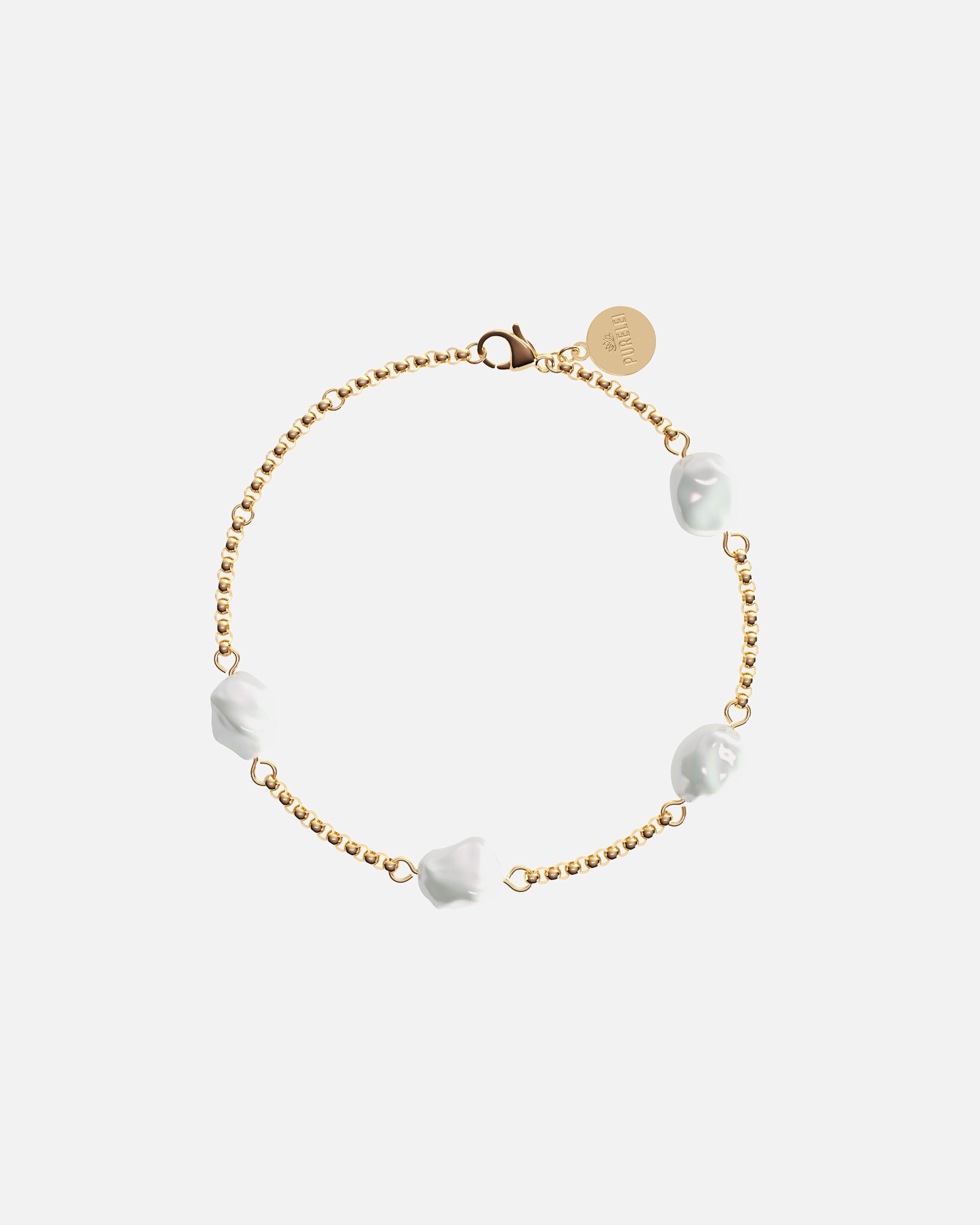 Armband für Weiblich Purelei Malahi Armband 100% Edelstahl Gold