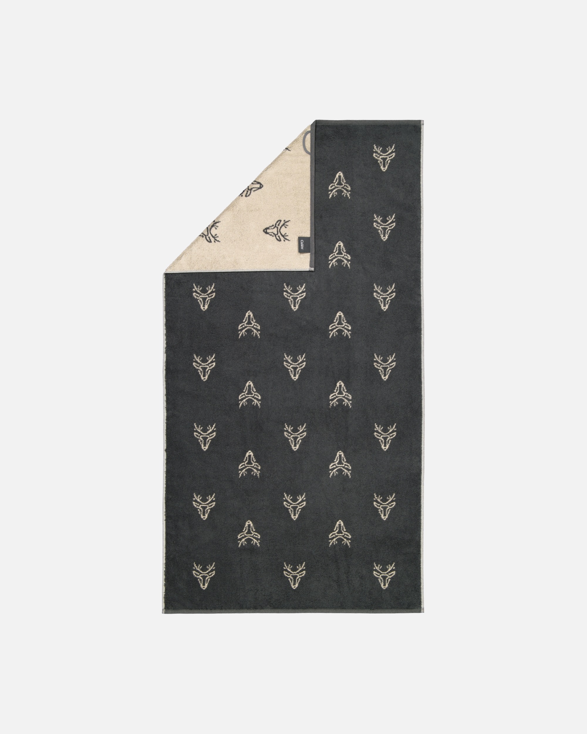 Handtuch für Unisex Cawö Cawö Handtücher Alpenchic Edition Allover 6229 granit - 73 Duschtuch 70x140 cm