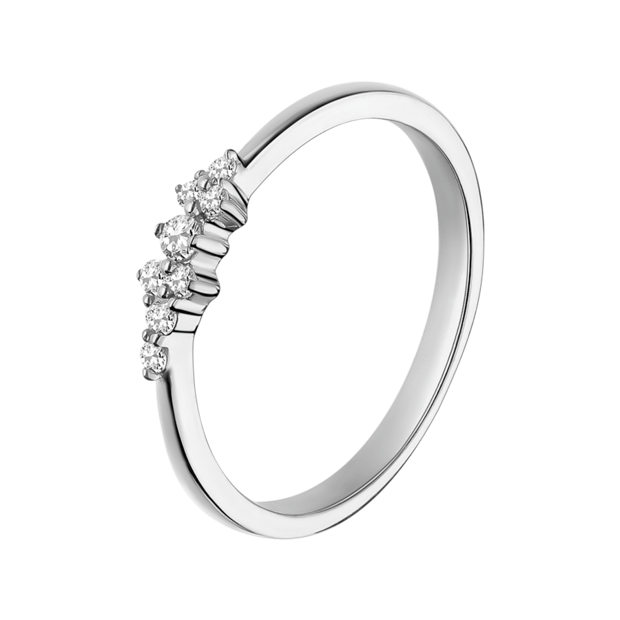 Lucardi Ring 925 Silber - 53mm Damen