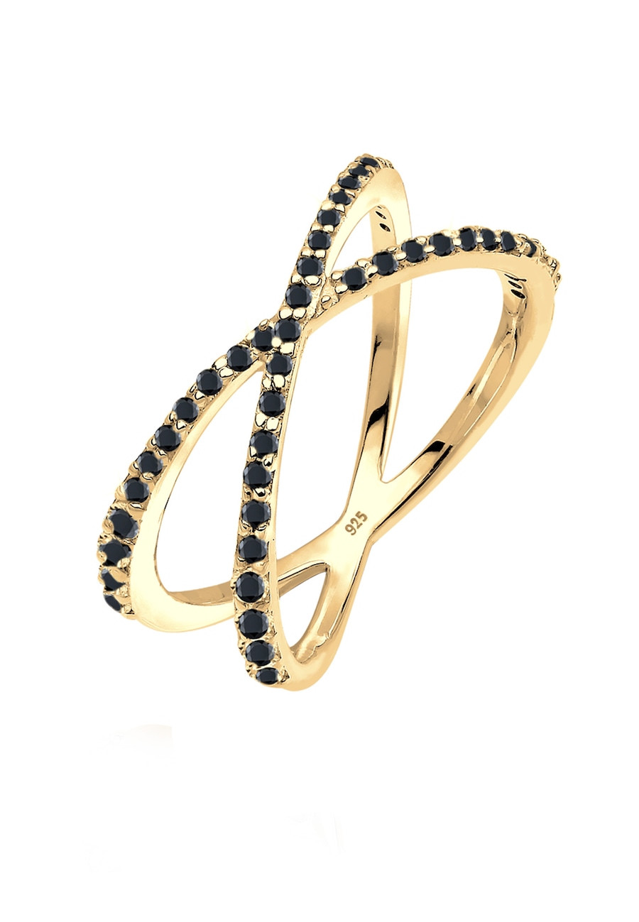 Elli Kreuz Symbol Zirkonia 925 Sterling Silber 58 Damen