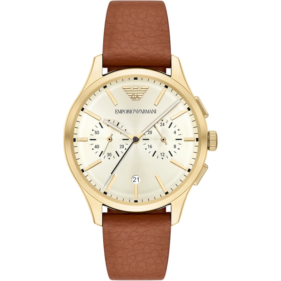 Emporio Armani Chronograph Edelstahl One Size Herren