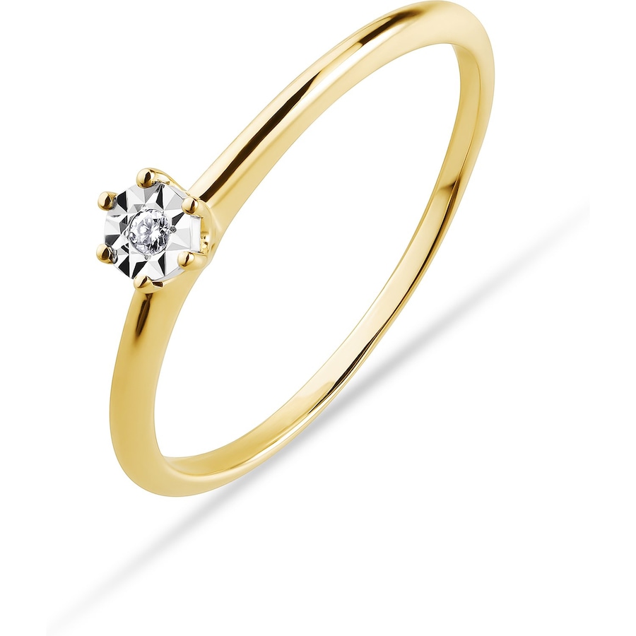 CHRIST Damenring 375er Gelbgold 58 Damen