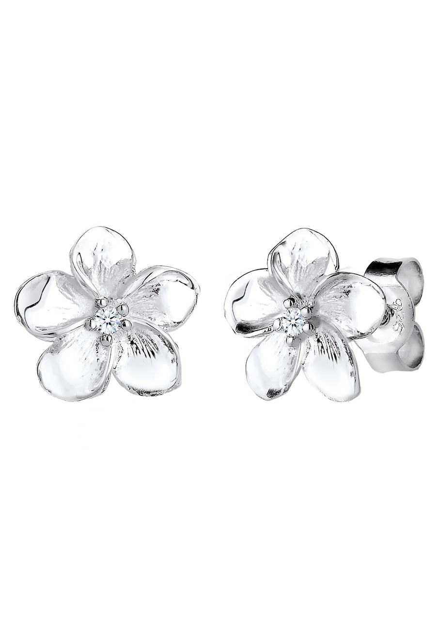Elli DIAMONDS Frangipani Blüte Diamant Blume 925 Silber OneSize Damen