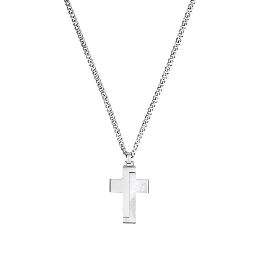 Tom Tailor Kette mit Anhänger silber Herren