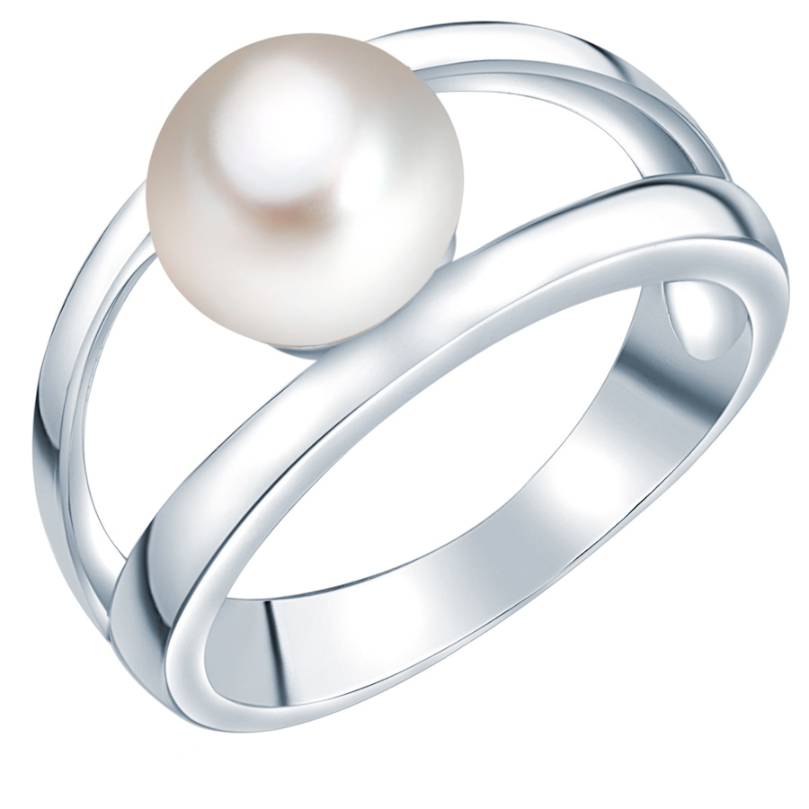 Valero Pearls Perlen-Ring aus Sterling Silber in silber mit Süßwasser-Zuchtperle 50 Damen