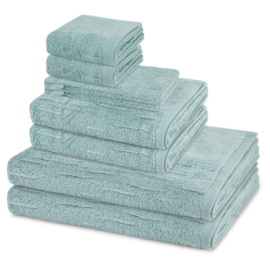 ROSS Handtuch-Set Premium (8-teilig) Eukalyptus Silber