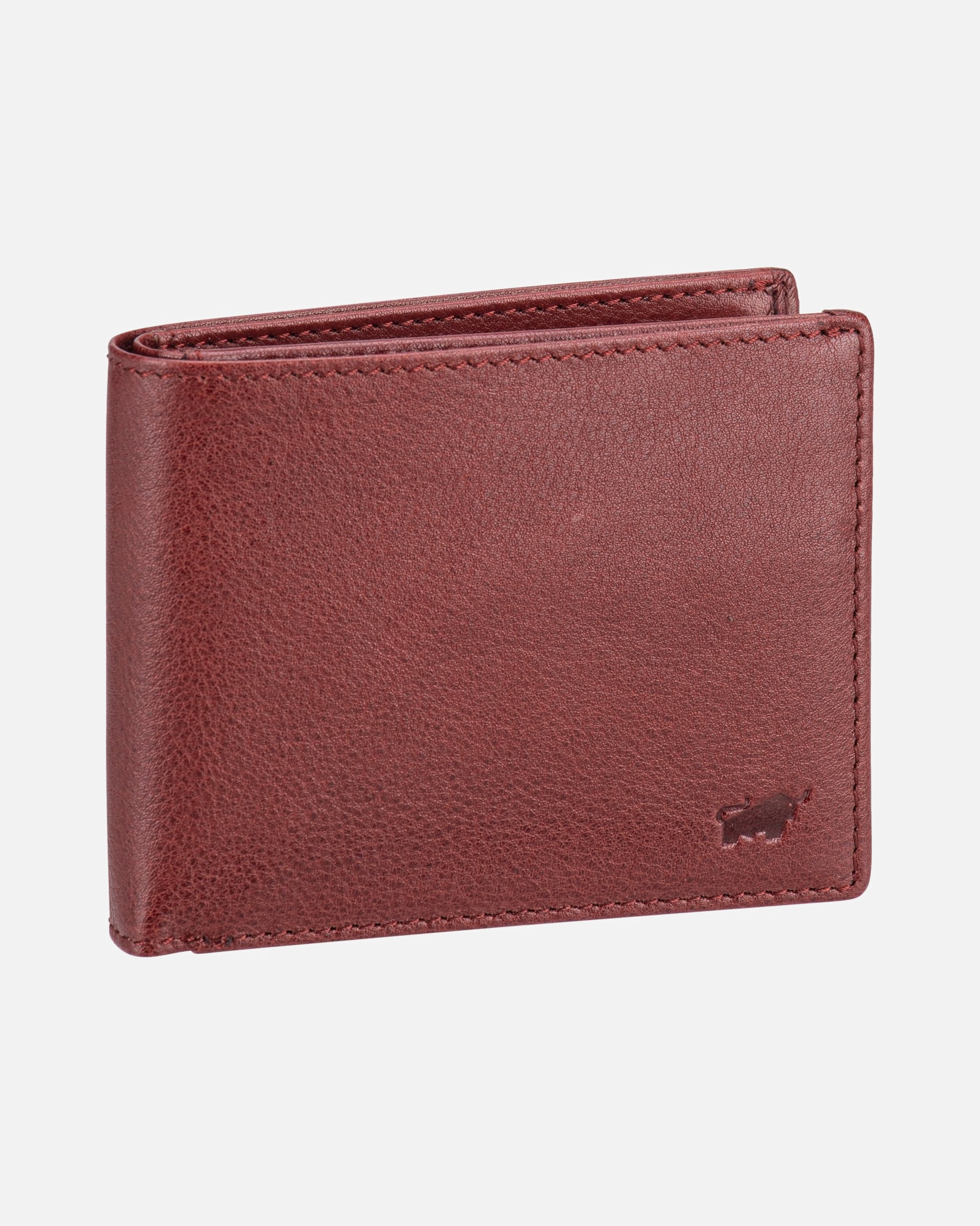 Portemonnaie für Unisex Braun Büffel Geldbörse Arezzo RFID 4+4Cs Tabak