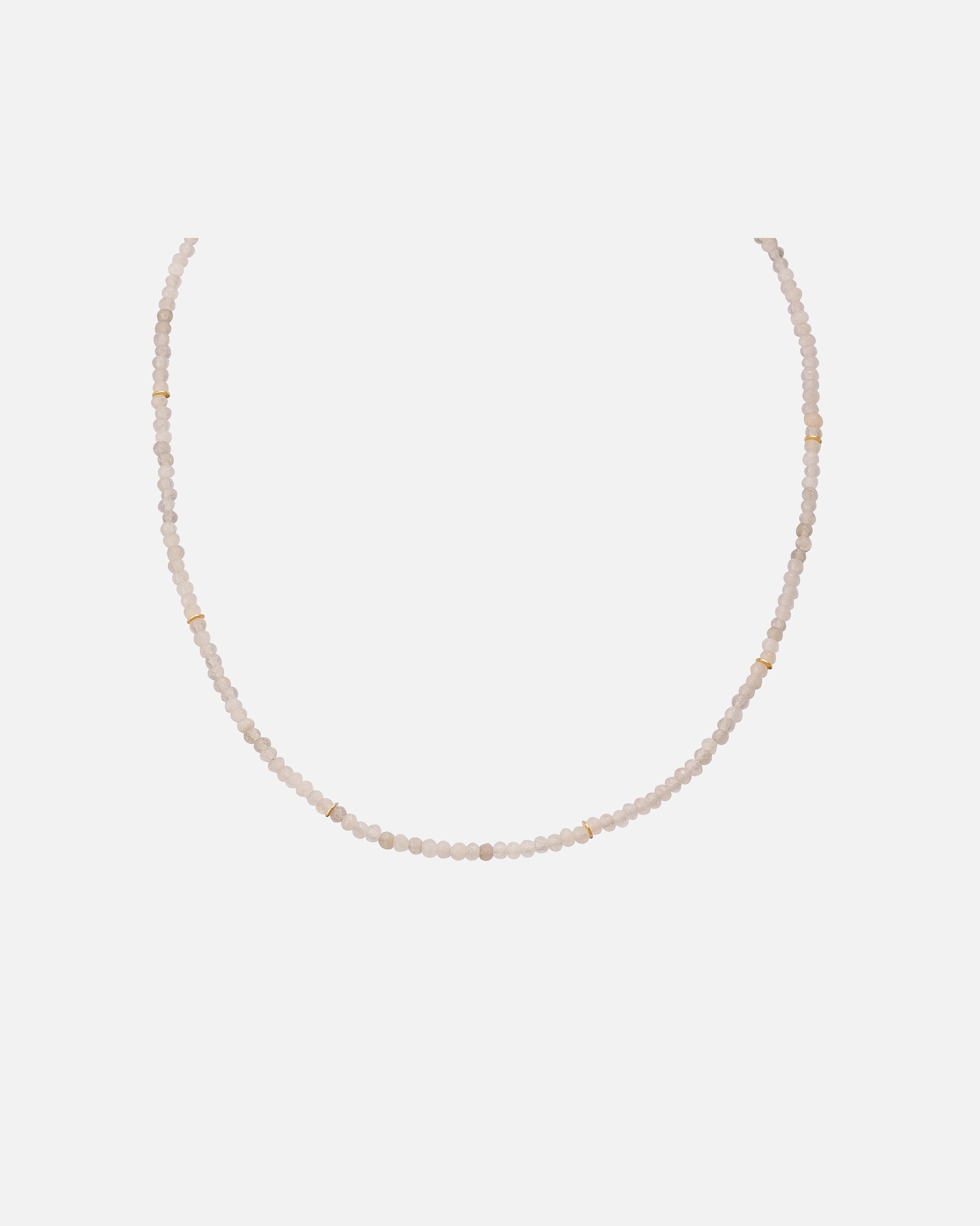 Halskette für Weiblich Glanzstücke München Halskette aus Sterling Silber in gelbgold mit Chalcedon 40,0 cm Basiskette + 5,0 cm Verlängerung