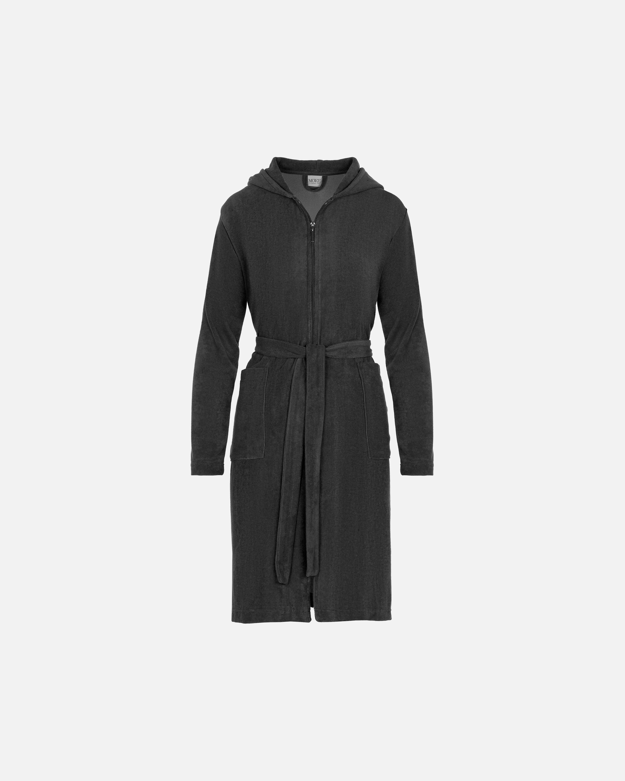 Bademantel für Unisex Möve Bademantel mit Kapuze Homewear M