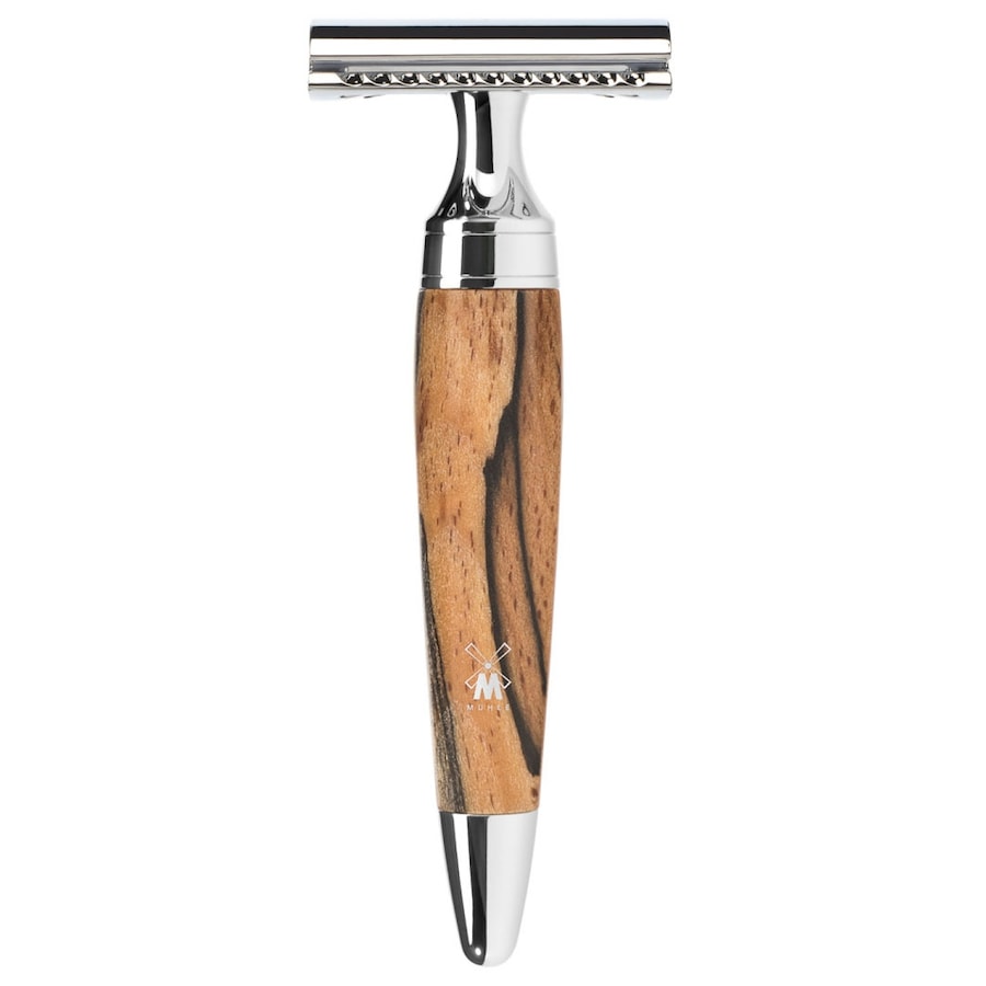 Mühle Stylo Rasierhobel, geschlossener Kamm, Griff Gestockte Buche Herren