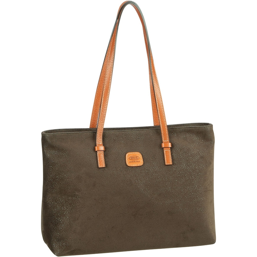Bric's Handtasche Life Shopping Vittoria Oliva Grau Damen