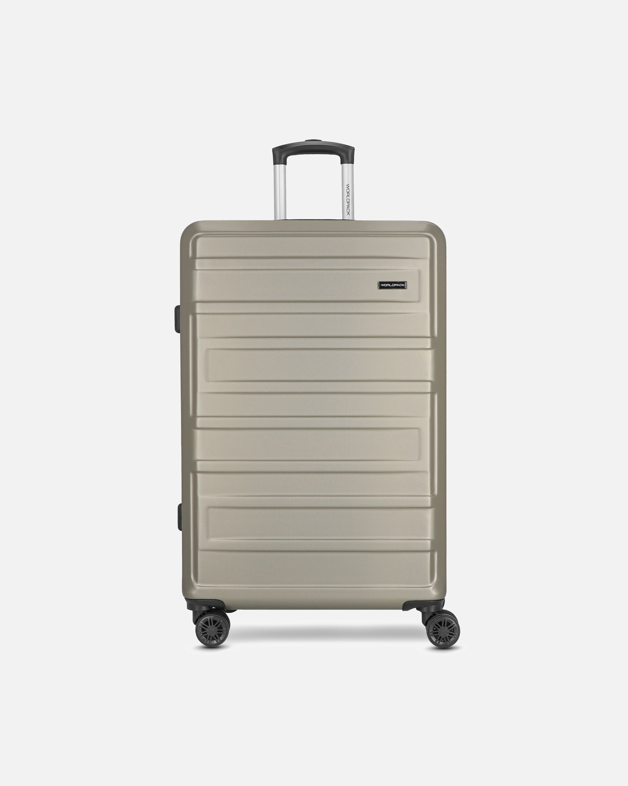 Trolley für Männlich Worldpack New York 2.0 4 Rollen Trolley L 76 cm champagner-metallic