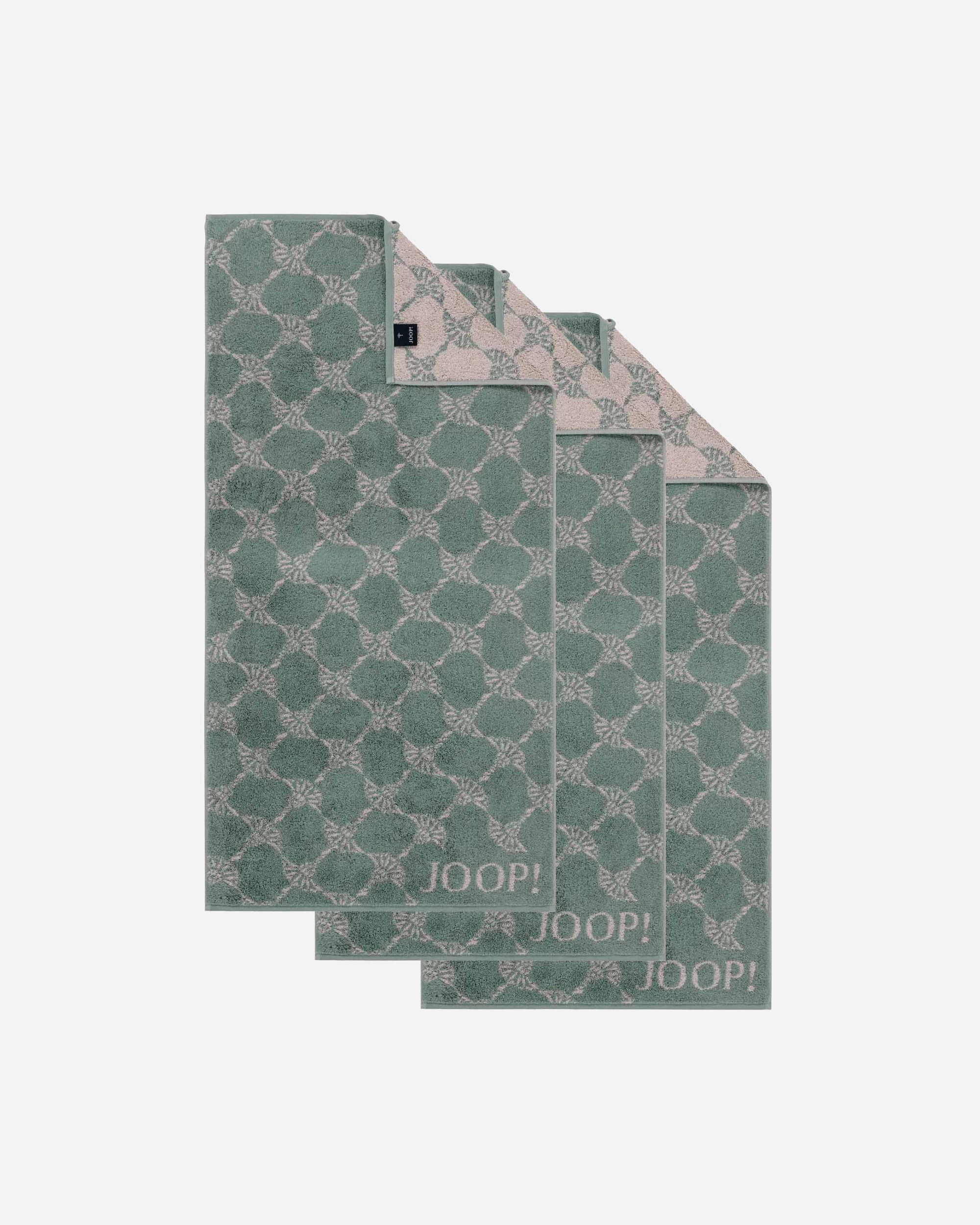 Handtuch für Unisex JOOP! Handtuch 3er Pack 'Classic / Infinity / Signature' Pinie Cornflower