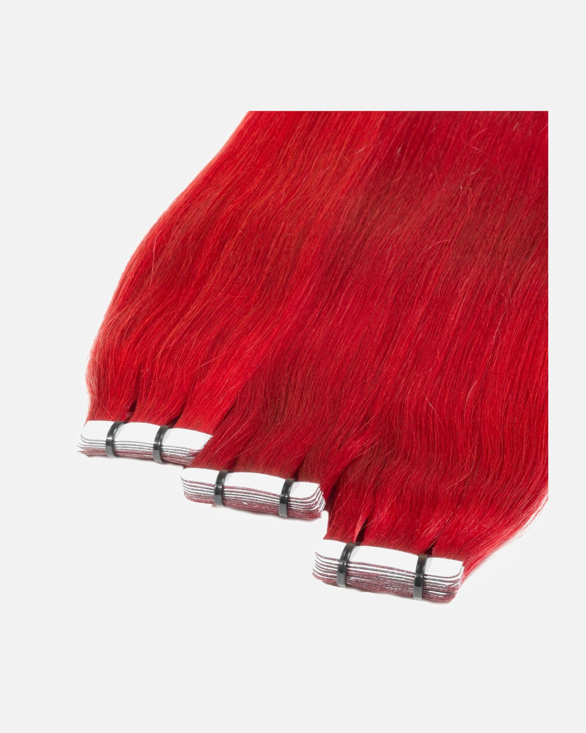 Extensions für Weiblich hair2heart Tape Extensions Premium Echthaar #0/44 rot intensiv 60cm
