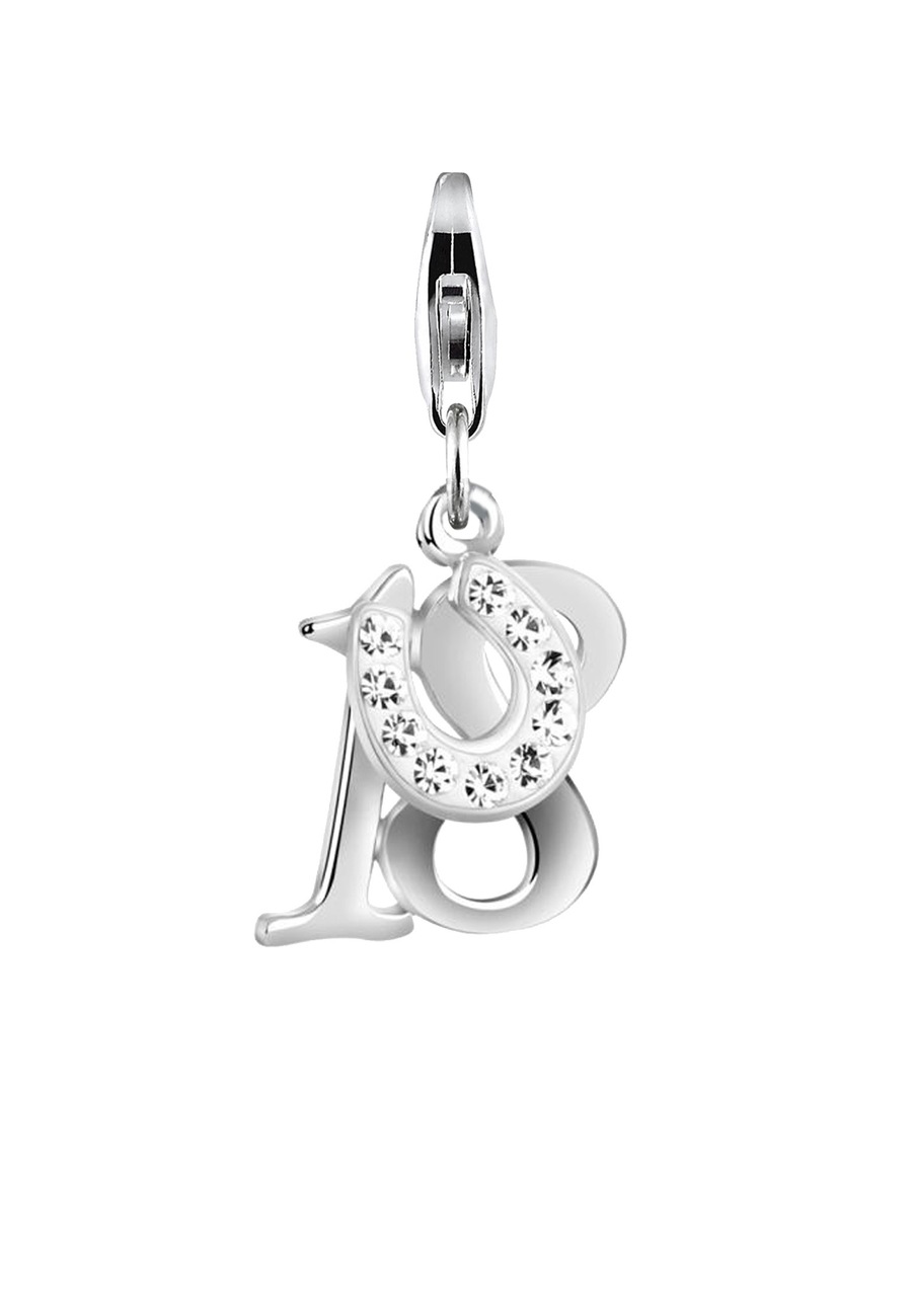 Nenalina 18 Hufeisen Mojo 925 Silber, mit Kristallen von Swarovski OneSize Damen