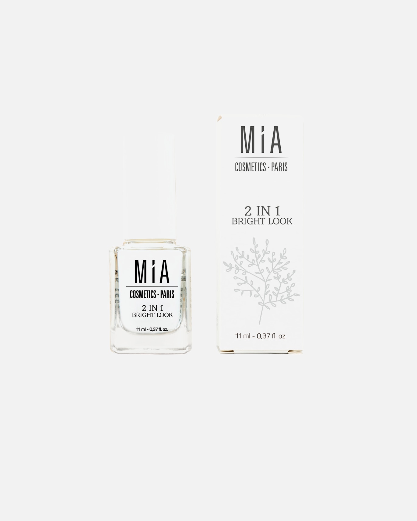 Hand- & Nagelpflegebehandlung für Unisex MIA Cosmetics Paris 2 IN 1 BRIGHT LOOK Nagelbehandlung 11 ml