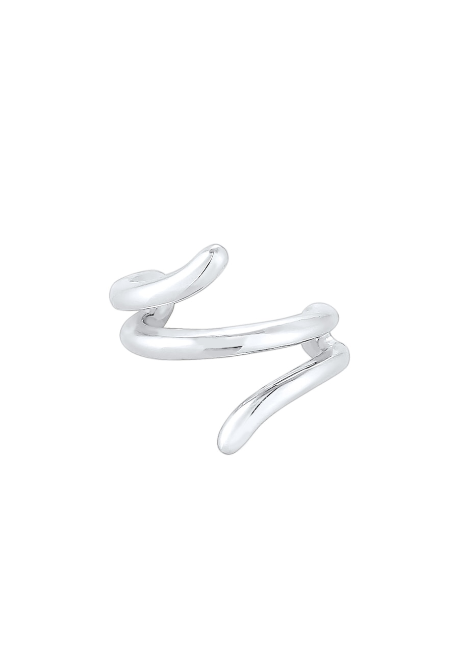 Elli Earcuff Ohrklemme Geo Basic Minimal 925 Silber silberfarben Damen