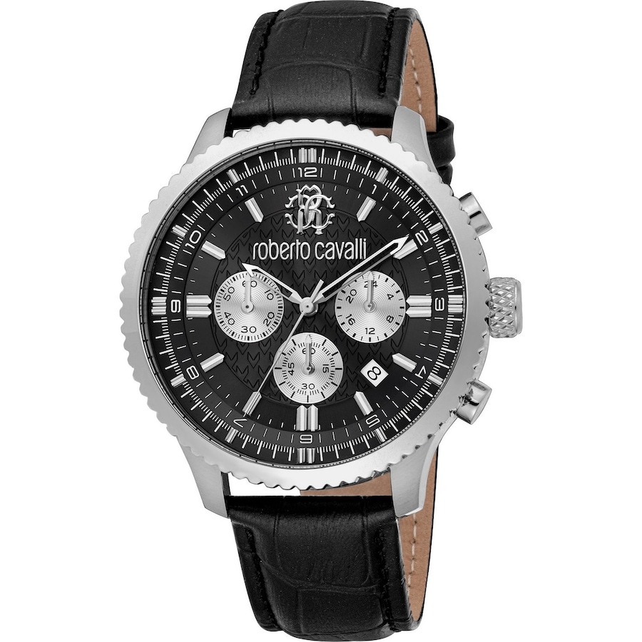 Roberto Cavalli Herrenuhr Edelstahl One Size Herren